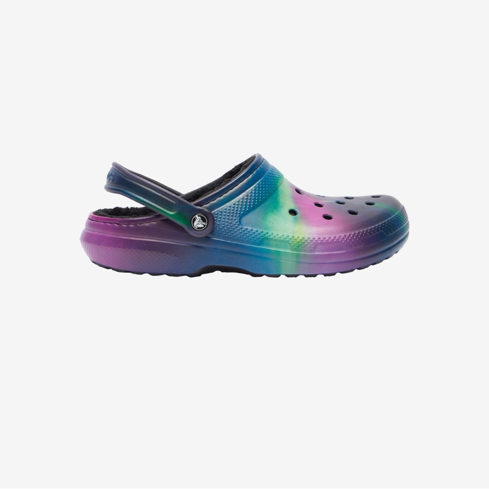 Crocs Classic Lined Clogs Men's Black/Multi - SCI-FI - Picture 5 of 7